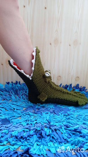Вязаные носки ручной работы