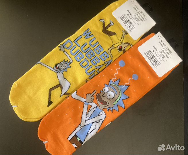 Набор мужских носков (2пары) Рик и Морти