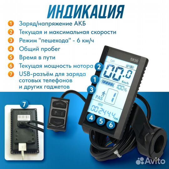 Панель управления LCD экран 4