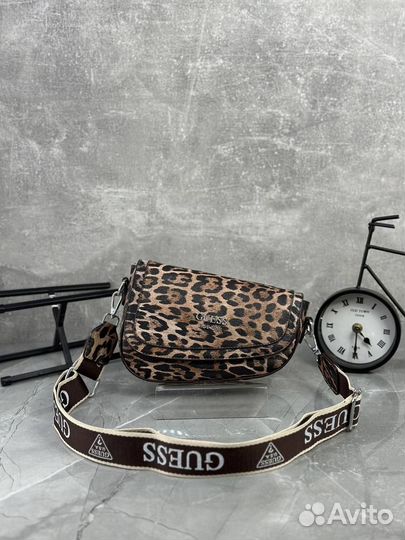 Сумка Guess леопард