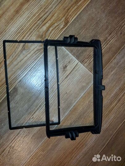 Рамка 2 din магнитолы renault duster