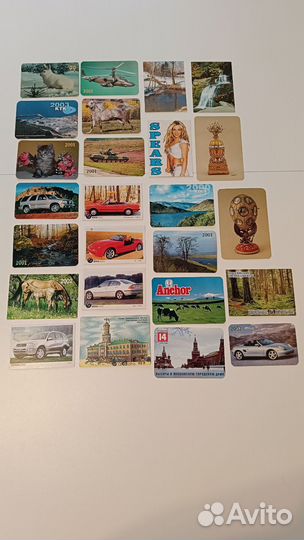 Календарики СССР, 90-е