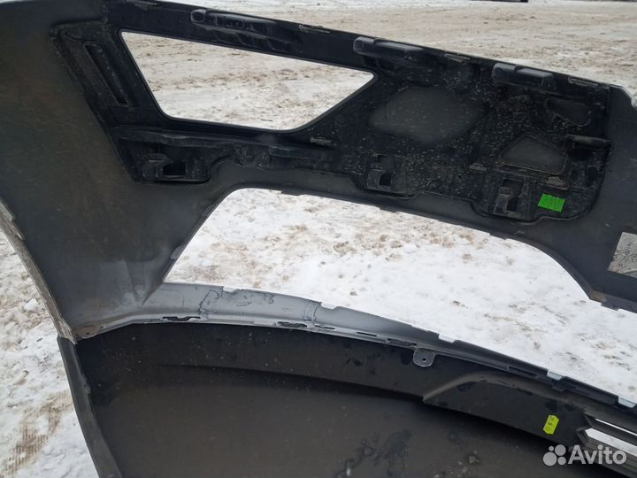 Бампер передний шкода