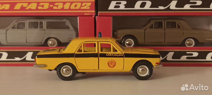 1/43 газ-24 А14 Милиция гаи СССР Капля Саратов