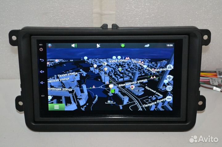 Android магнитола для Volkswagen с GPS, есть Teyes