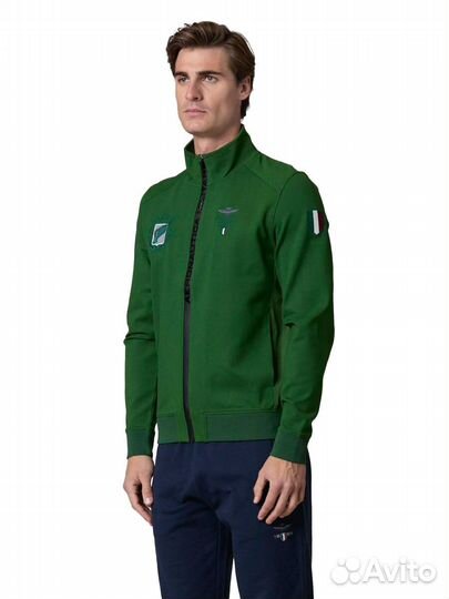 Толстовка мужская Aeronautica FE1984 зеленый