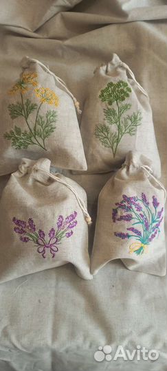 Льняные мешочки
