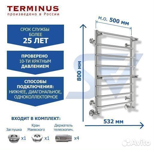 Полотенцесушитель Вента водяной