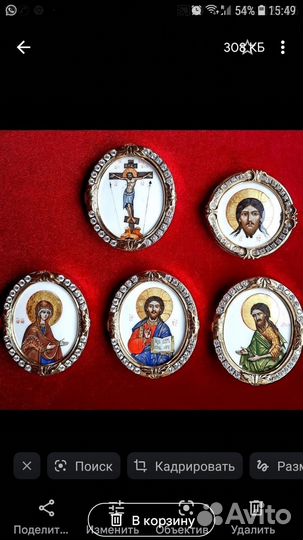 Иконы на митру