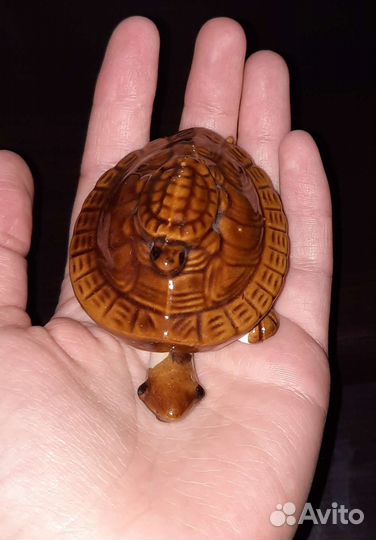 Сувенир Черепашка Фарфоровая Шевелящаяся Винтаж