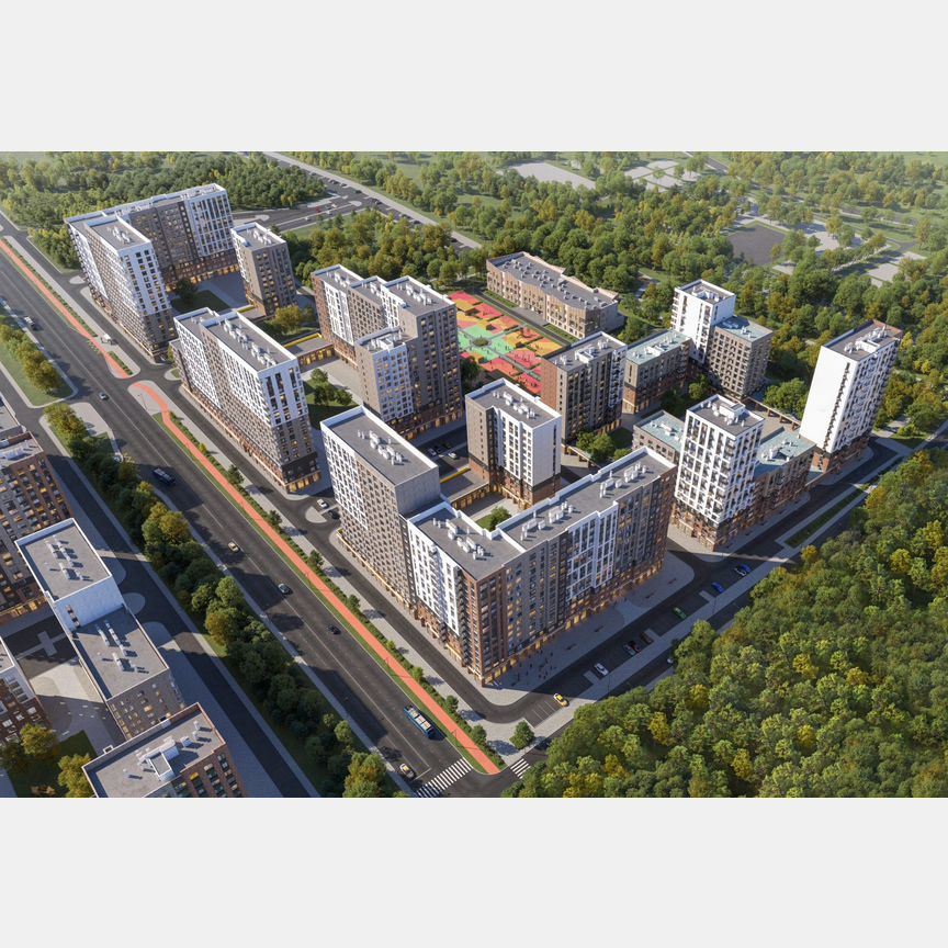 2-к. квартира, 51,8 м², 16/17 эт.