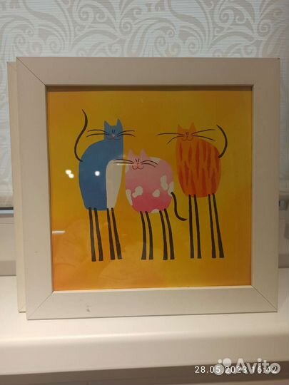 Рамка IKEA с постерами цена за 3 шт