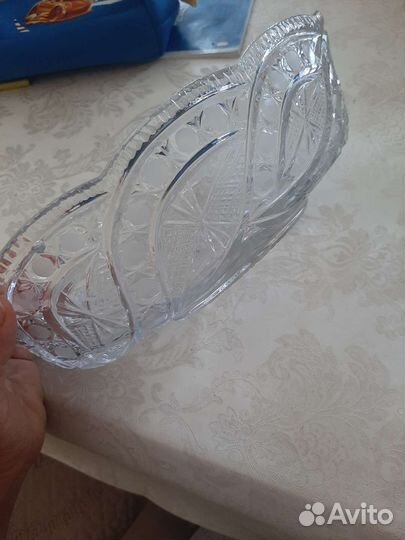 Вазы хрусталь для фруктов для конфет салатницы