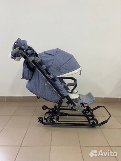 Детские санки коляска ника