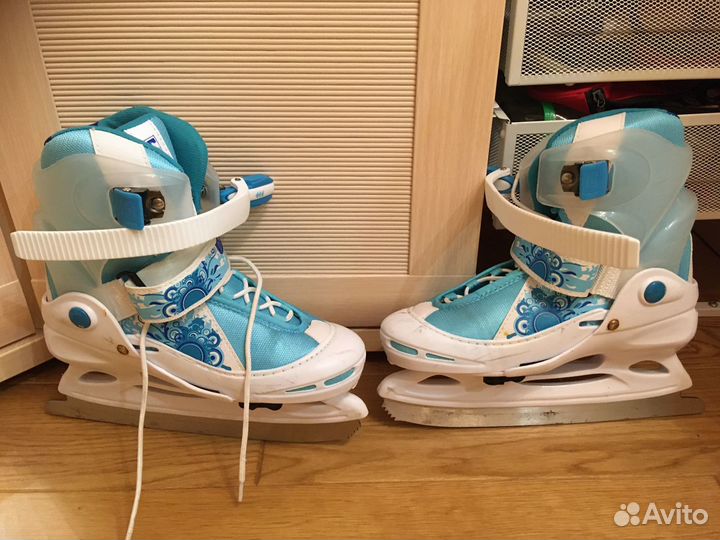 Коньки ледовые раздвижные