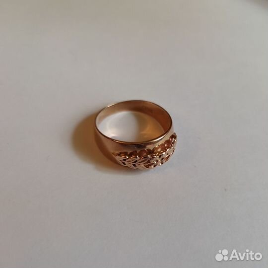 Золотое кольцо 585 проба СССР