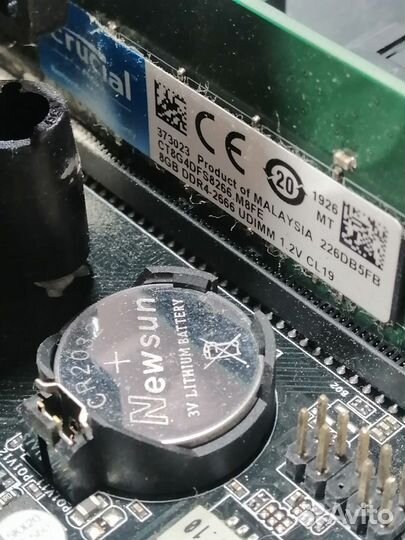 Мат плата lga 1151 asrock h11mg-hdv с процессором