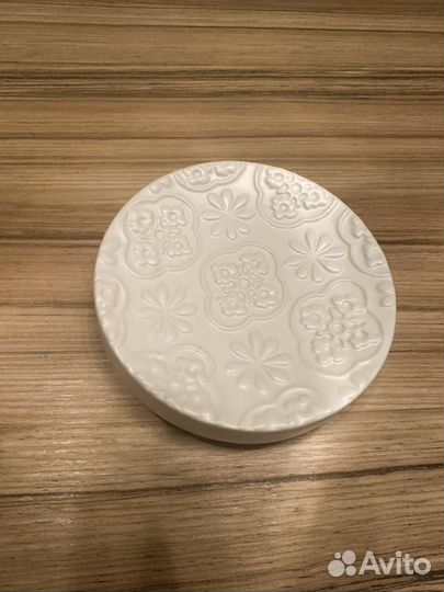 Мыльница новая белая, керамика