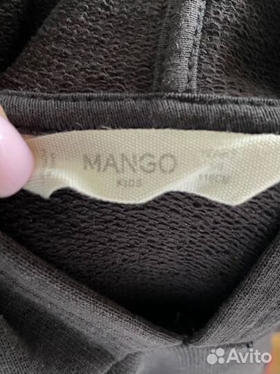 Платье худи с капюшоном Mango для девочки