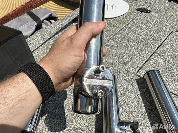 Держатель для спининга в лодку из нержавейки