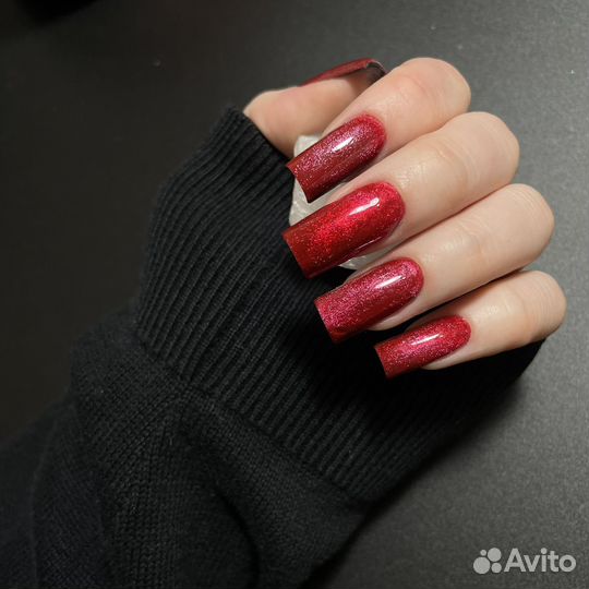 Маникюр гель лак наращивание ногтей