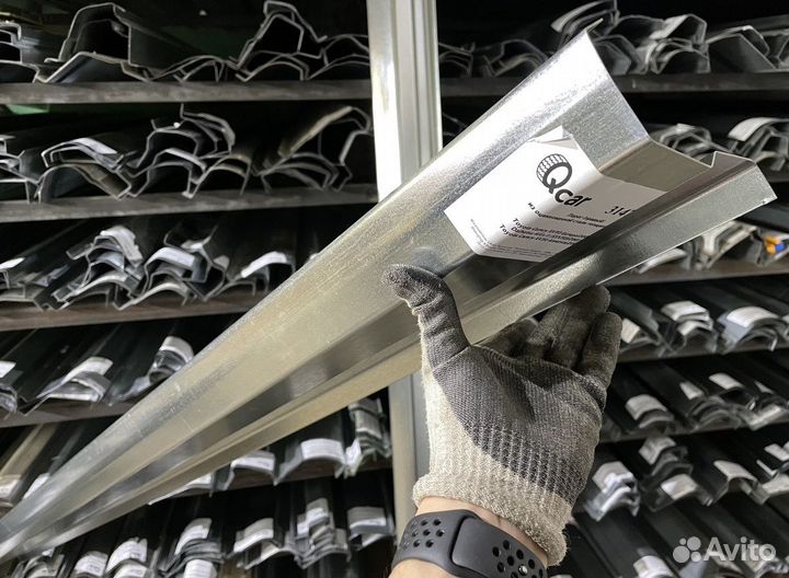 Порог левый Toyota Camry XV30 2001-2006 (USA)(1мм)