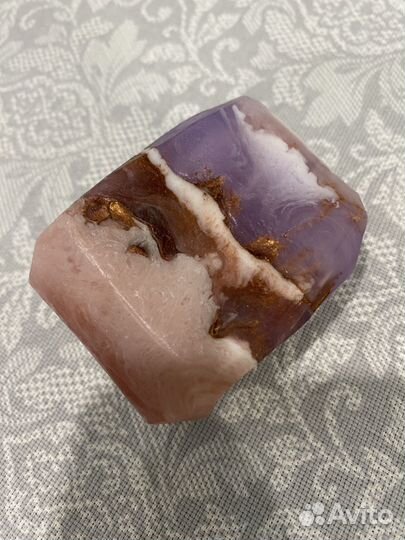 Мыло ручной работы драгоценные камни