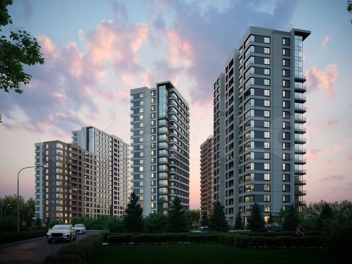 2-к. квартира, 54 м², 6/18 эт.