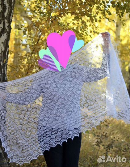 Оренбургский пуховый платок