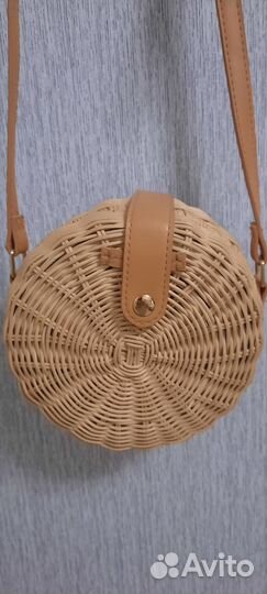 Сумка плетеная солома