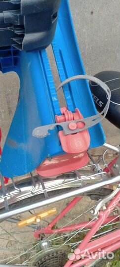 Детское кресло на велосипед на багажник