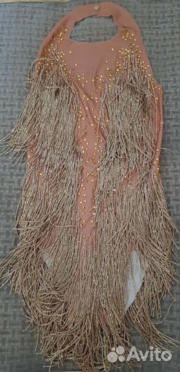 Боди для танцев с бахромой 44 размер