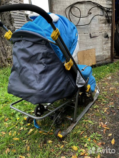 Детские санки коляска