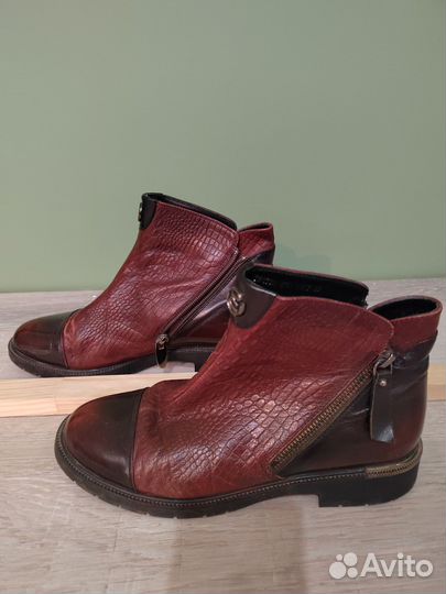 Полуботинки, натуральная кожа 40