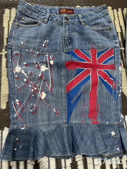 Джинсовая юбочка стильная