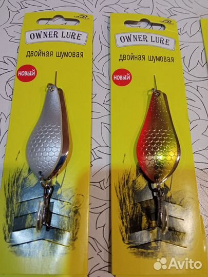 Блесна двойная, шумовая