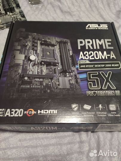 Материнская плата asus Prime a320m-a
