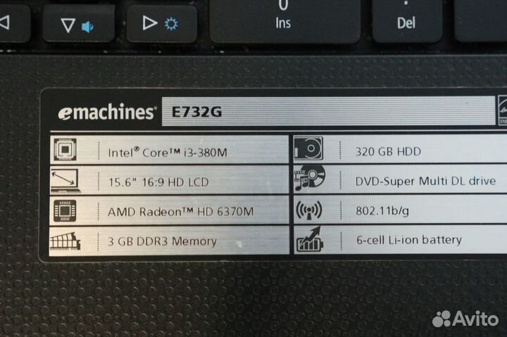 Ноутбук Emachines без доработок