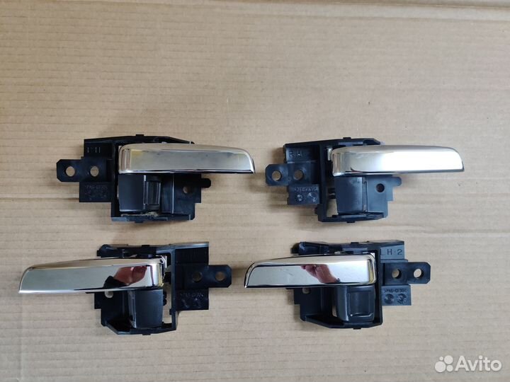 Ручки дверные салона Аутлендер 3 хром комплект