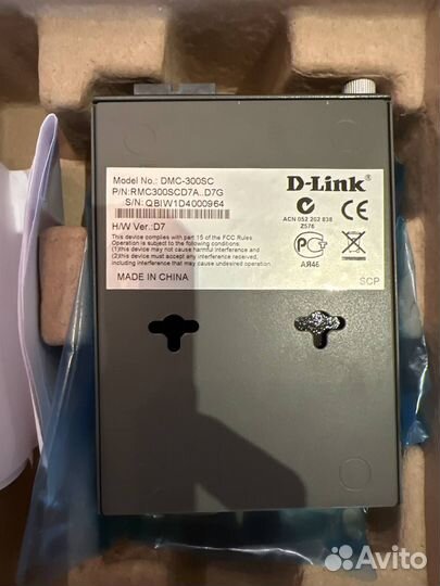 Медиаконвертер D-Link DMC-300SC