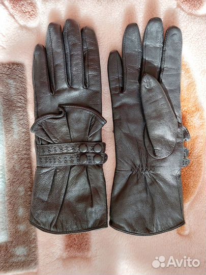 Перчатки натуральная кожа