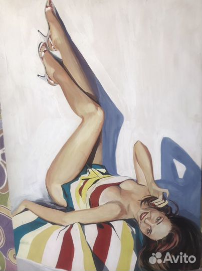 Картина гуашью