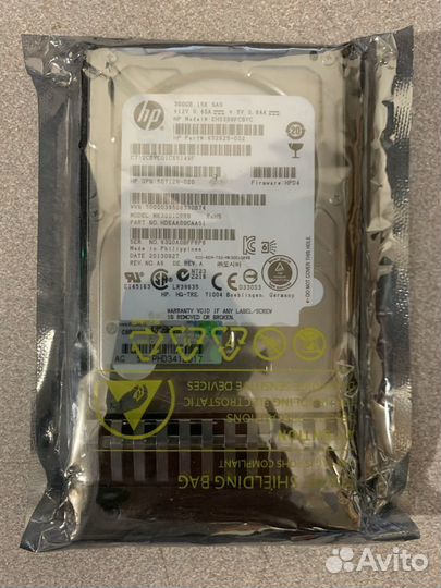 Жесткий диск HP 300Gb 15K SAS 2.5