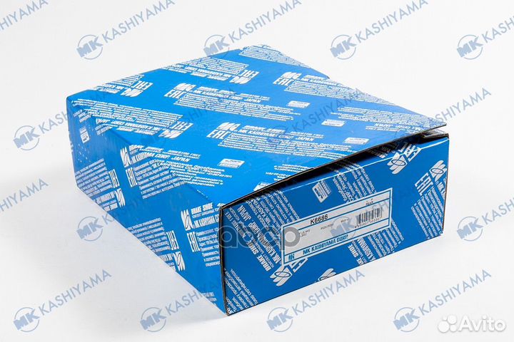 Колодки тормозные барабанные, задние K6686 MK