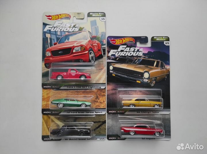 Hot Wheels Fast and Furious Premium Set