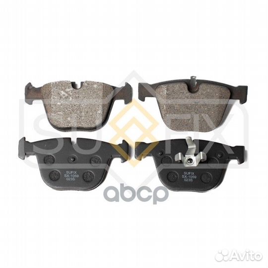 Дисковые тормозные колодки зад прав/лев SX1