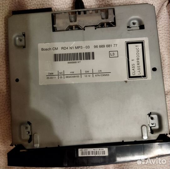 Автомагнитола Bosh штатная оригинал