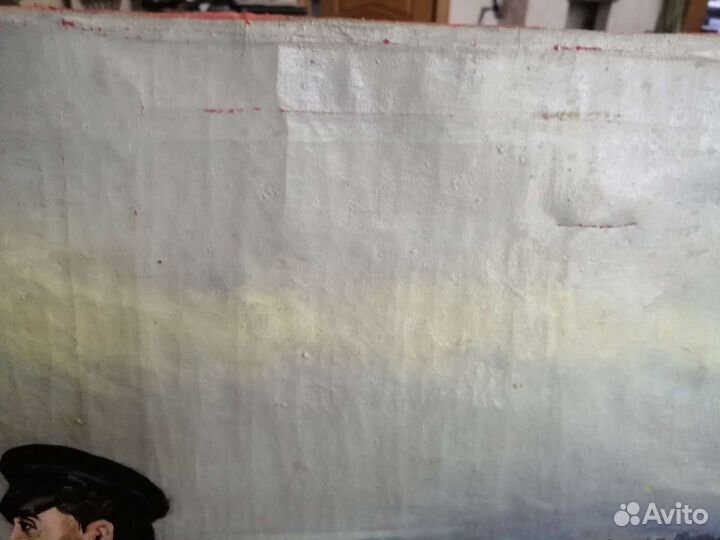 Старинная картина маслом