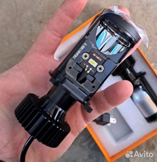 Лед лампы H4 bi LED мини линзы Y6D