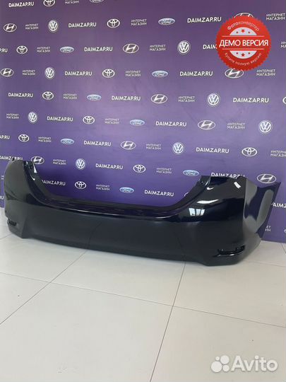 Бампер задний Toyota corolla E180 (14-17) черный